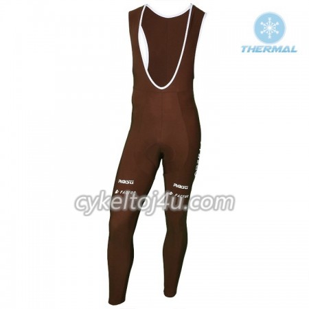 Cykelbukser 2018 AG2R La Mondiale N002 Vinter Thermal Fleece